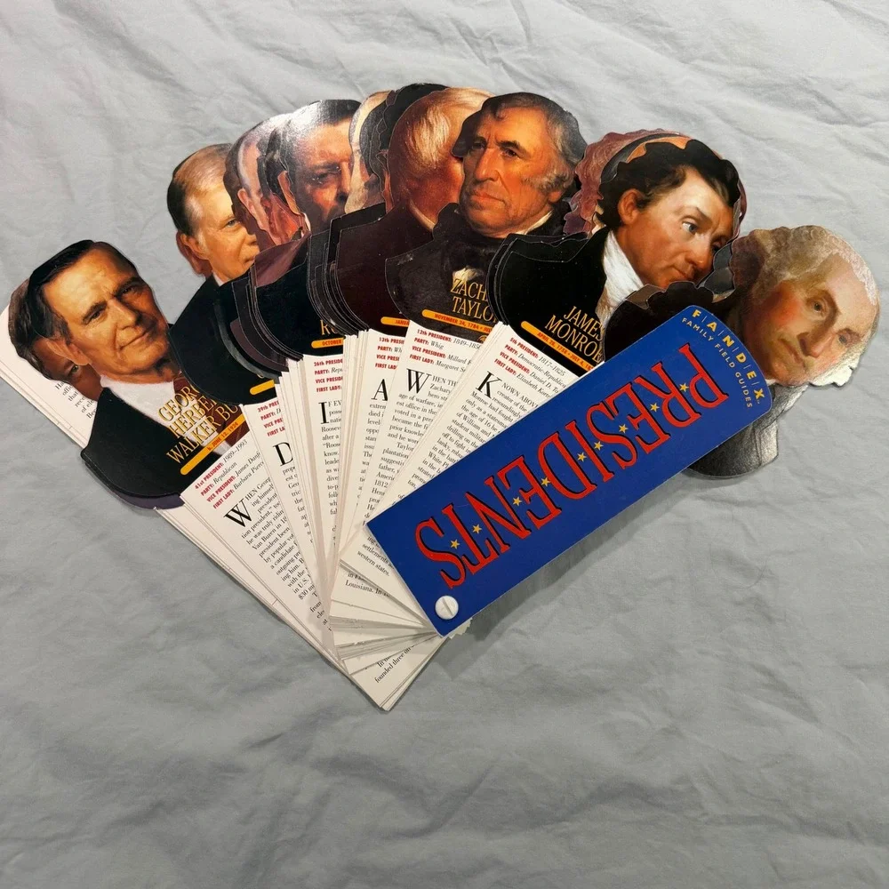 Fandex Family Field Guides‎ Presidents US History Handheld Deck Workman Pub
